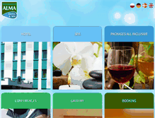 Tablet Screenshot of hotelalma.pl