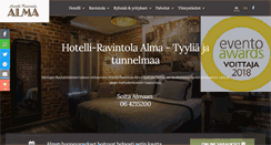 Desktop Screenshot of hotelalma.fi